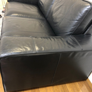 IKEA革ソファ　☆お値下げ IKEA レザーソファー大幅値下げしてます