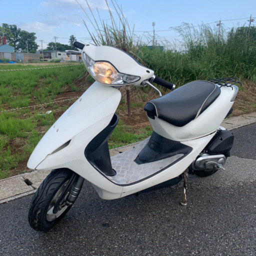 【カスタム多数】ホンダスマートディオAF56 フロントタイヤ新品！アルミステップ。メッキパーツ多数！LEDテール！即乗り出し可能！現状売買