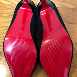 【新品未使用】黒パンプスの画像