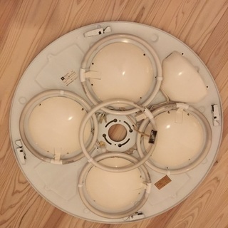 大きな照明器具(シーリングライト)の画像