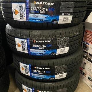 ?185/55R16⭐カローラフィールダー、インサイト、グレイス、シャトル等に！新品未使用！交換費用込み！SAILUN製サマータイヤ入荷しました?
