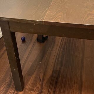 IKEA ダイニングテーブル（LANEBERG レインベリ 伸長...
