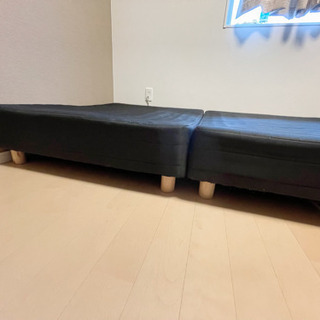 【差し上げます】セパレート可能！セミダブルベッドの画像