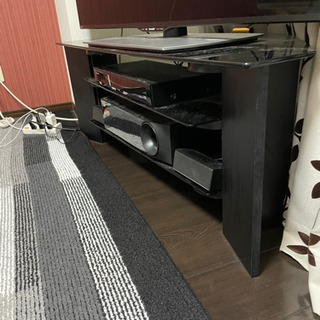 強化ガラス　テレビ台　値下げの画像