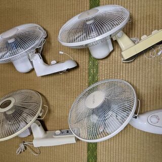 壁掛け扇風機【５点】の画像
