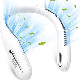 未使用　首掛け扇風機⑤ 羽根なしタイプ【若林区・荒井方面】