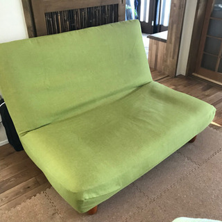 2人掛けリクライニングソファの画像