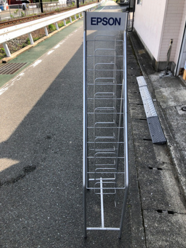 非売品 レア エプソン A4 10段 パンフレットスタンド カタログスタンド