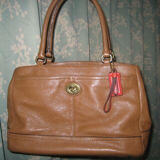 COACH　コーチ　トートバッグ　茶