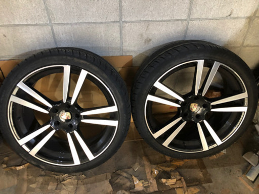 ポルシェ カイエン 22インチ タイヤホイール 室内保管4本セット