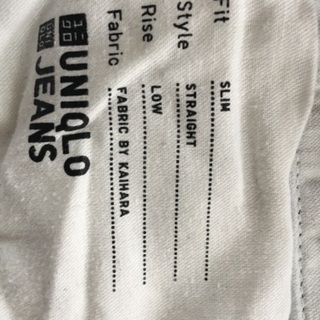 <新品>　ユニクロジーンズ　31インチの画像