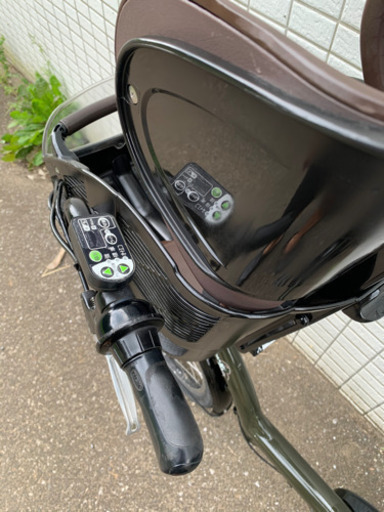 YAMAHA PAS kiss カーキ　前後子供乗せ　新基準　電動アシスト自転車