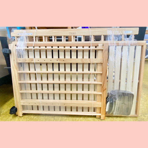 【天然木】ファルスカ ベビーベッド ゲージ 説明書付き★