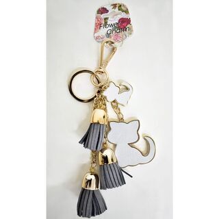 【お値下げ！】SD005◆)ねこ バッグチャーム キーチェーン ...