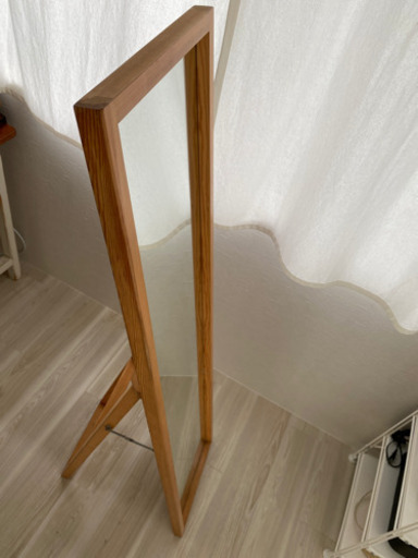 無印良品 パイン材ミラー
