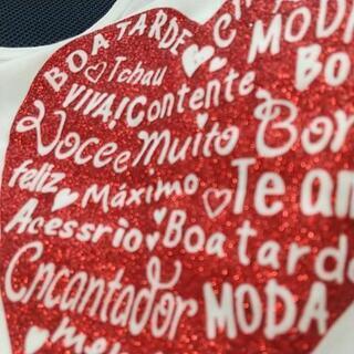 GLOBAL WORK ノースリーブ刺繍チュニックブラウス＋タグ付きタンクトップ 110cm 120cm 130cm 吸湿速乾 の画像