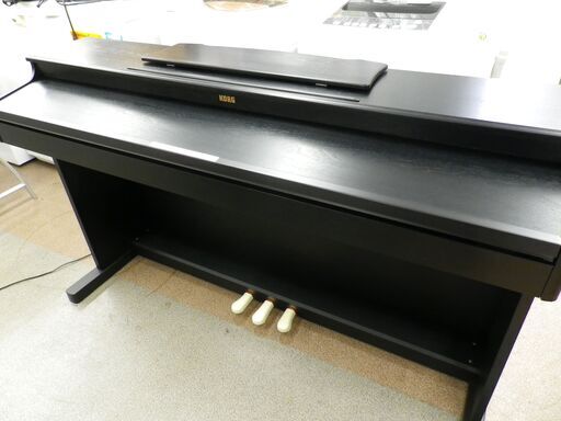 KORG 電子ピアノ C-2000 イス付き 88鍵盤 3ペダル 2001年製 ブラック コルグ　西岡店　