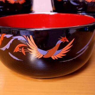 ☆お取引先決まりました☆　山本寛斎　どんぶり　鳳凰柄　5セット