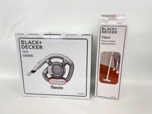 【ほぼ未使用】BLACK＋DECKER  flexiⅡハンディークリーナー