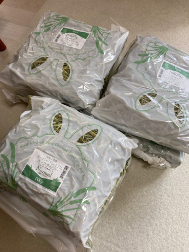 【牧草】スーパープレミアムホースチモシー　600g×6袋