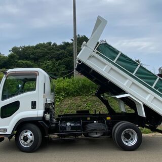 いすゞ フォワード ダンプ 4トン 平成23年式 SKG-FRR90S1 最大積載量3,550kg 4万km 自動コボレーン 全塗装済 予備検付 茨城県の画像