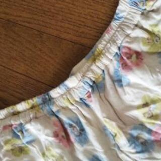 花柄スカート風キュロットの画像