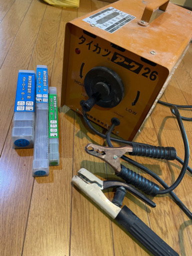 溶接機　アーク　溶接棒セット