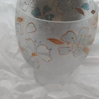 (新品)四季めぐり酒グラス[青桜]の画像