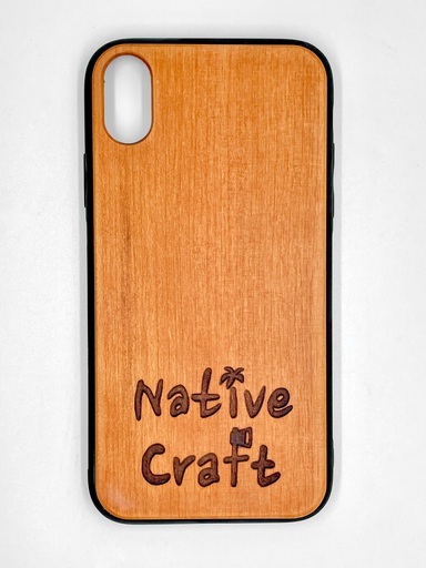 iPhone XR 木製 ケース Native Craft / チェリー 【 新品 アウトレット 】