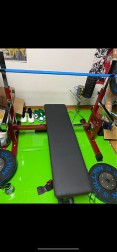 バーベル140キロセットandベンチイス