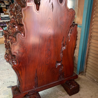 一枚板 衝立 中古