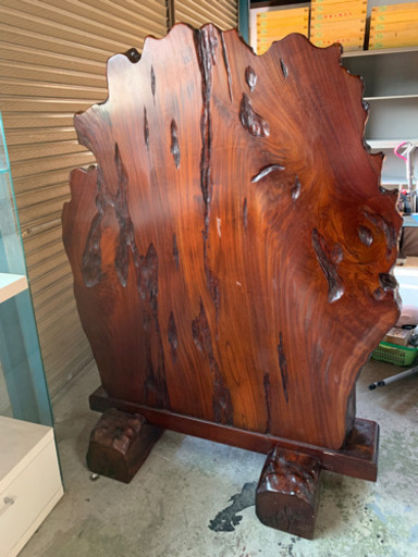 一枚板　　衝立　　中古