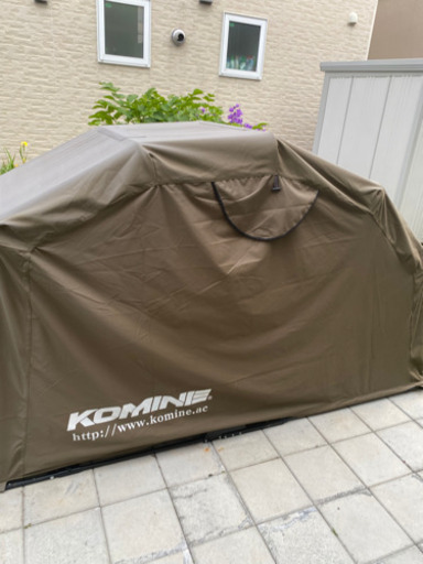 簡易バイクガレージ