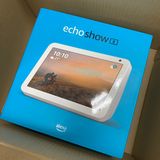 amazon echo show8 サンド（白）第一世代
