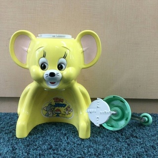 【店頭お渡しのみ】　⭐︎昭和レトロ⭐︎ 当時物　TIGER トムとジェリー　きょろきょろジェリー　手動かき氷機　¥4,708(税込)の画像