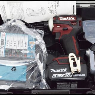未使用 マキタ 18V 6.0Ah TD172DGXAR 赤 オーセンティックレッド インパクトドライバー 6Ah TD172DRGX TD172DGX AR