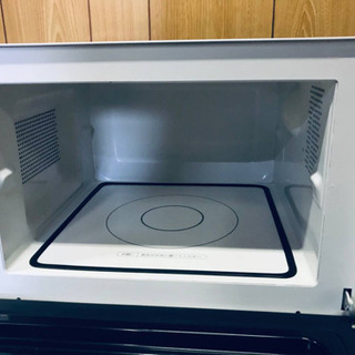 1705番 Haier✨ヘルツフリー電子レンジ✨JM-FH18D‼️の画像