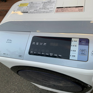 ⭐️8/28 値下げ 美品⭐️2017年製 HITACHI 12kg/6.0kgドラム洗濯