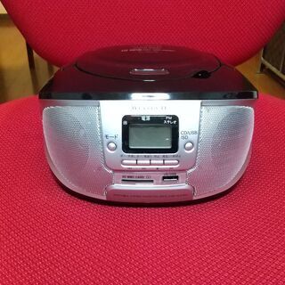 取引成立済み【実質 未使用品】CDラジカセ（SDカード・USBメ...