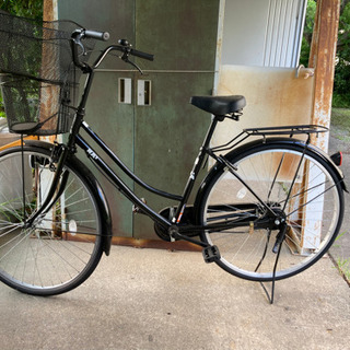 黒の自転車