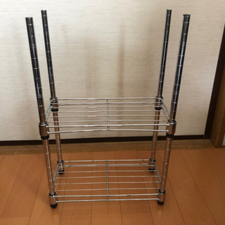 【お譲りします】100円ショップ⭐︎組み立て自在の棚×2セットの画像