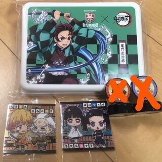 鬼滅の刃　ランチボックス　デフォオルメシール2枚