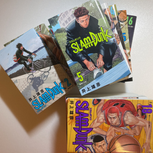 スラムダンク　SLAM DUNK 新装再編版 全巻帯付