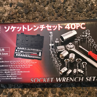 【取引完了】KENOH ソケットレンチセット 40pcs. 差込...