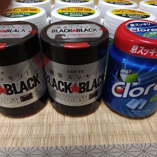 未開封　キシリトール　ガム　ボトル　10個＋おまけクロレッツ1個　ロッテ　LOTTEの画像