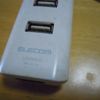 ELECOM製 USBハブ  4ポート 増やすの画像