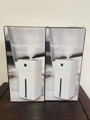 新品 USBポータブル加湿器 コンパクトタイプ ブラック 2個セット