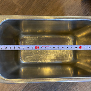 ★【業務用 アイス ジェラート バット  蓋付　ステンレス 】SUGICO スギコ 18-8 SH-1406S SH-1400 中古品 の画像