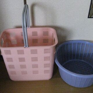 ランドリーバスケット2個です♪