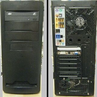【取引終了しました】デスクトップパソコン本体のみ⑧です。自作品で...